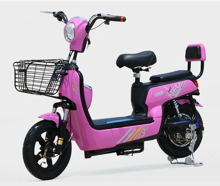 2018 new electric bike 48V lead acid battery 350W model  adult electric scooter Pedal Assist Riding Electric bike