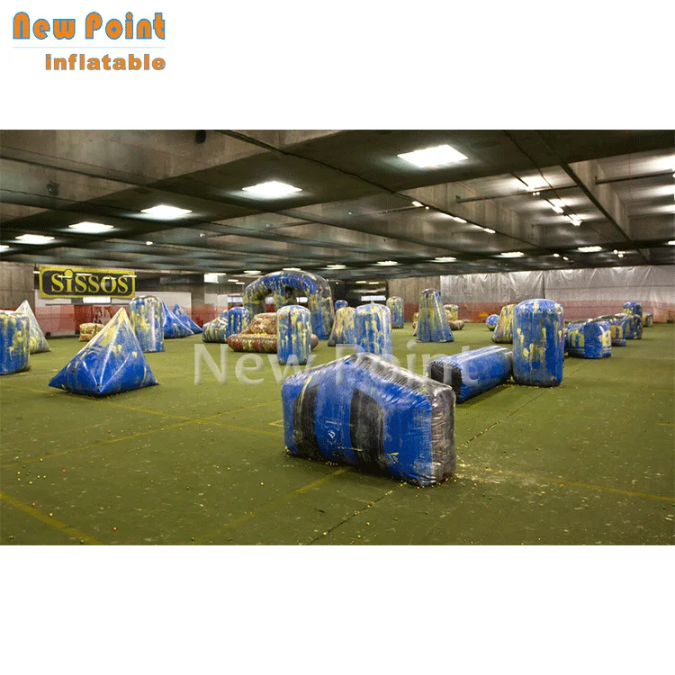 Guangzhou inflatable bunker area paintball inflatable field for adult