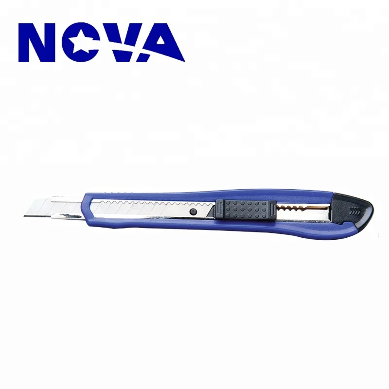 High quality hot plastic safety knife 9mm cutter-knife