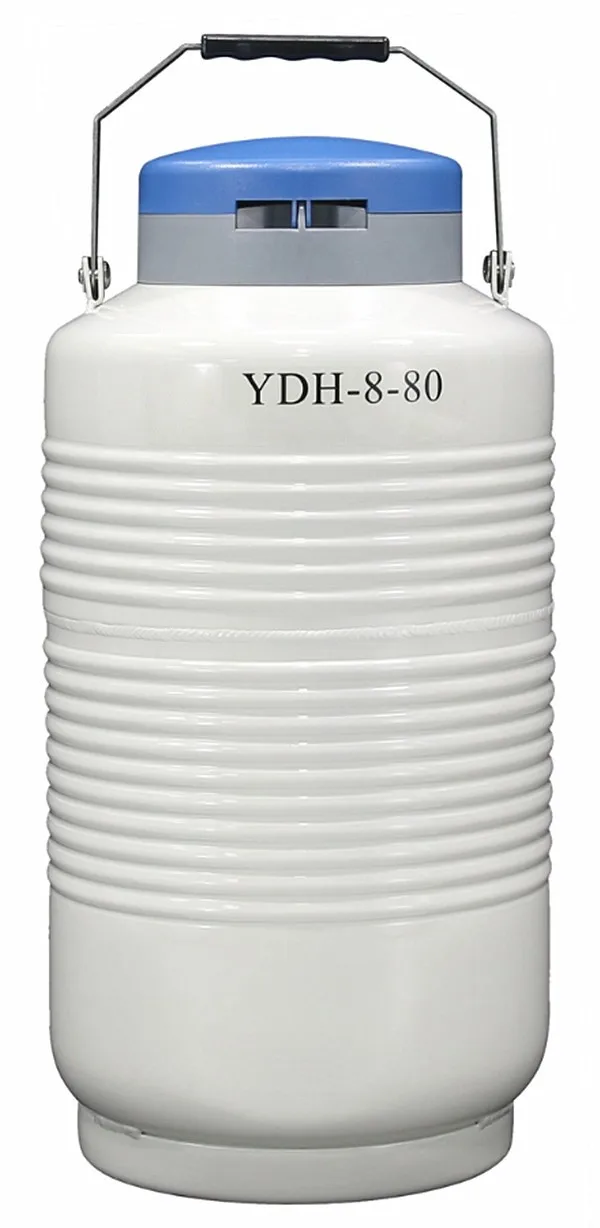 YDH-8-80 Aerospace Nitrogen Vapor Dry Shipper for Semen Storage and Transfer