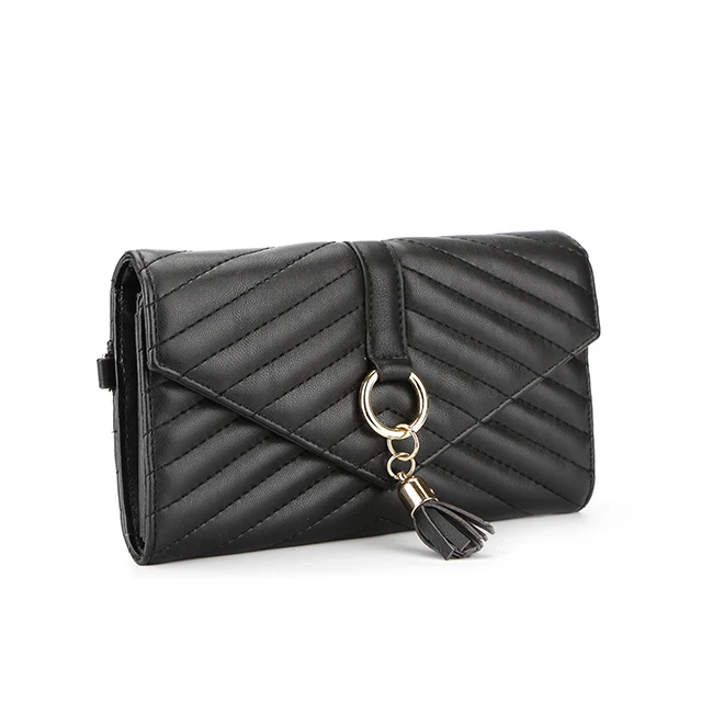 7821-Best selling products Guangzhou wholesale designer fashion small black women leather bag with quilting