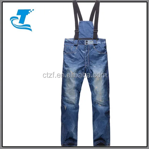 
waterproof Snow wear OEM men jeans snowboard pants 