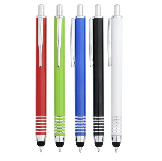 wholesale in stock elegant slim metal touch screen stylus pen for ipad