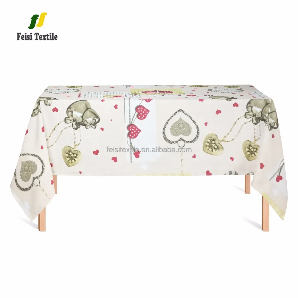 
140*200 см, Рождественская матовая мини-скатерть с принтом «I love christmas» для домашнего декора 