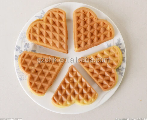 Electric heart shape waffle baker /waffle baking machine FY-2207-2