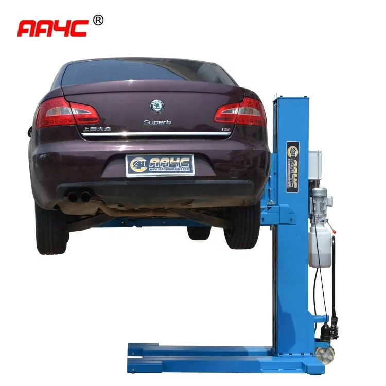 AA4C  Single post Car lift.1.9M high ,2.5T capacity