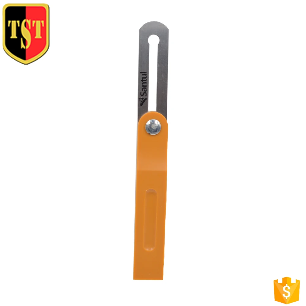 7-Inch Sliding T-Bevel Wooden Marking Gauge Tri Square With Wooden Handle Level Measuring Tool
