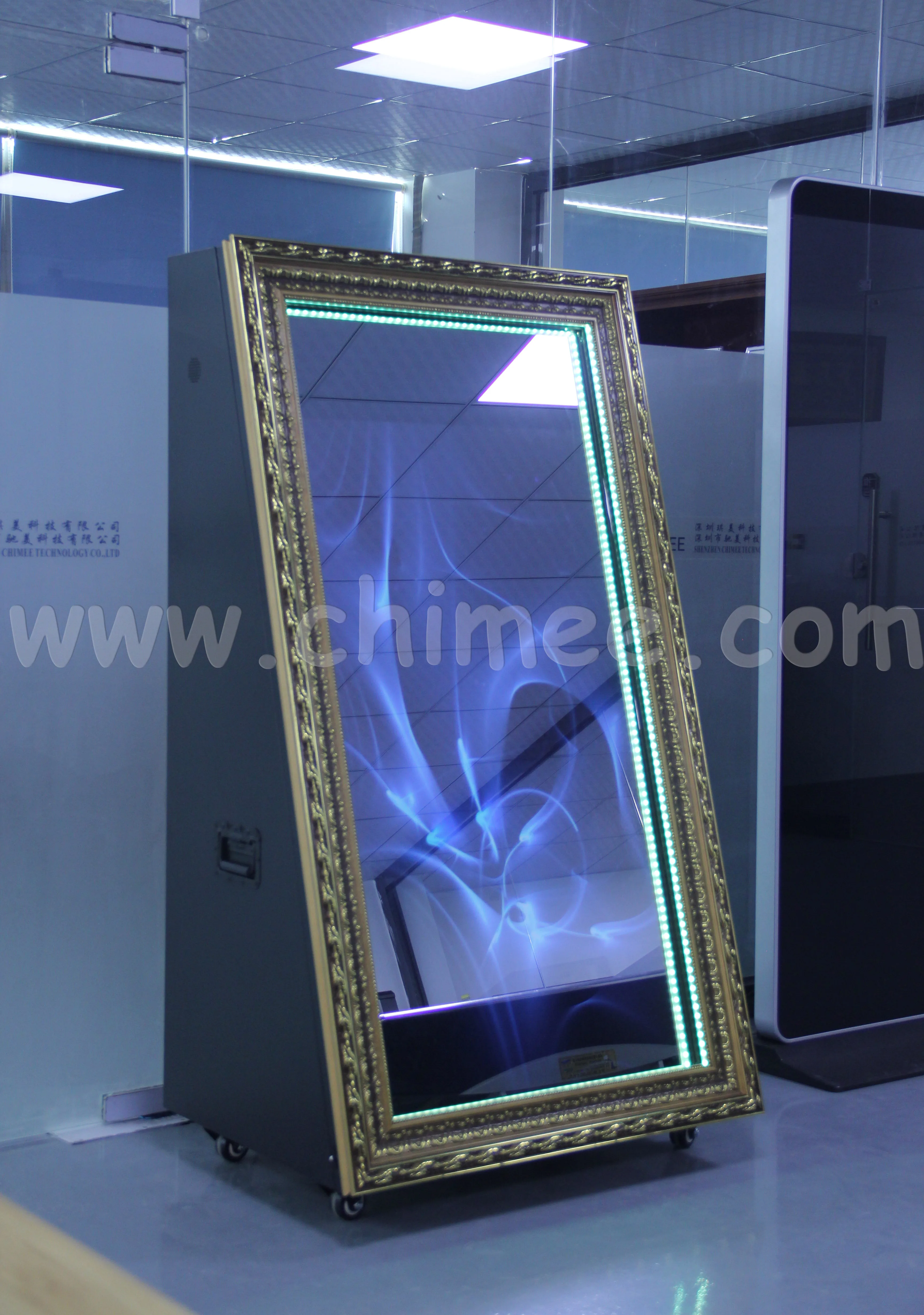 photo booth kiosk touch screen 55 inch magic mirror photo booth