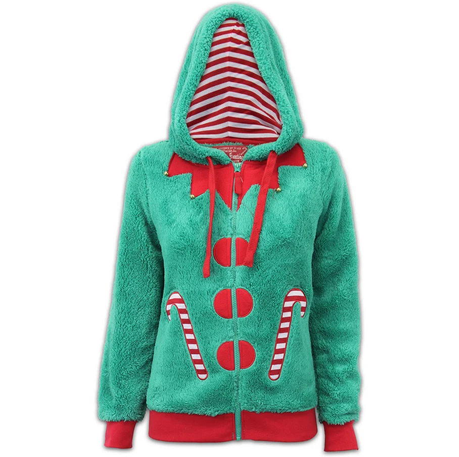 Wholesale Christmas Jumpers Xmas Novelty Santa Hood Borg, Mens Ladies Christmas Sweater Knitting Patterns