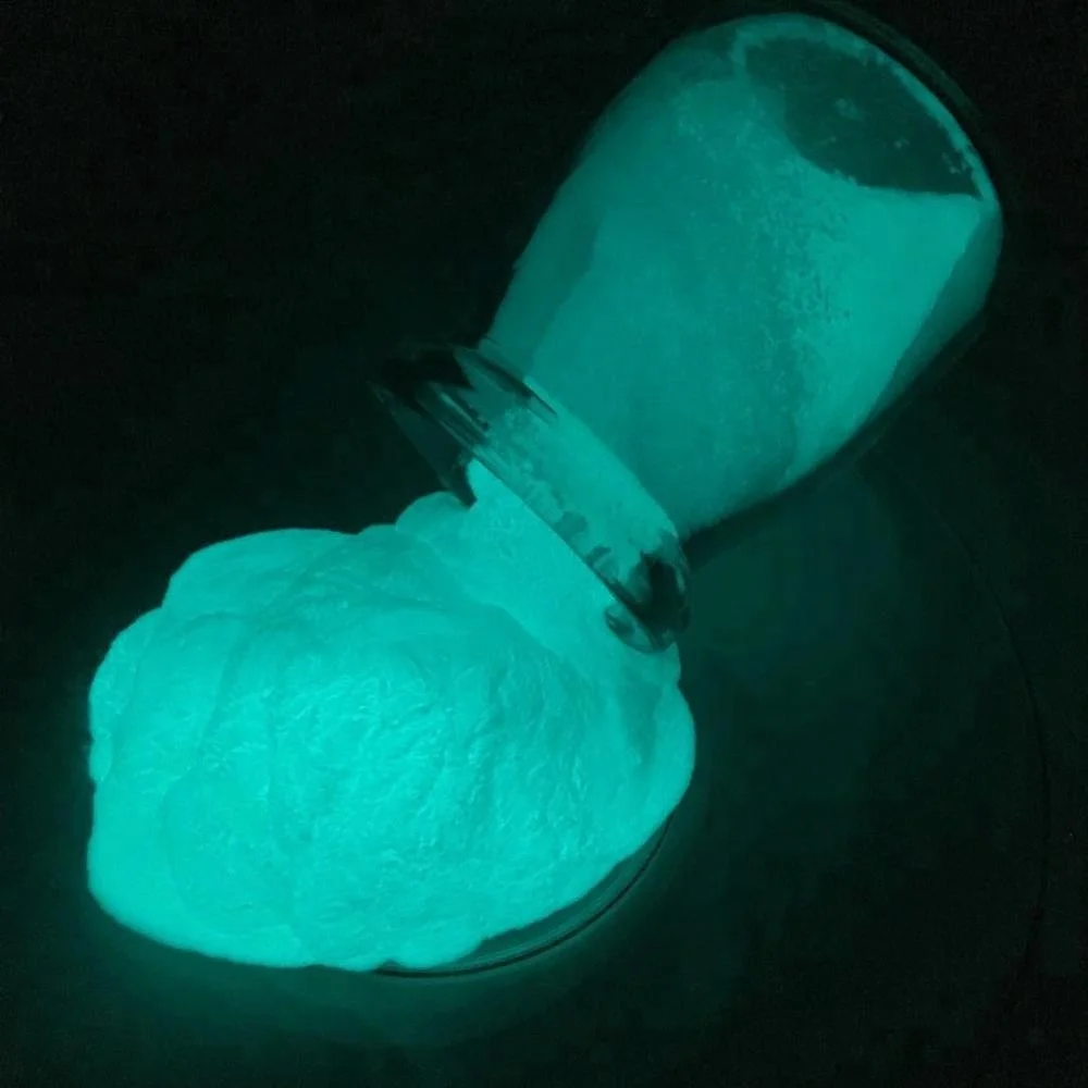 Blue-green Strontium Aluminate Phosphorescent Photoluminescent Pigment Glow in the Dark Powder for Injection Molding