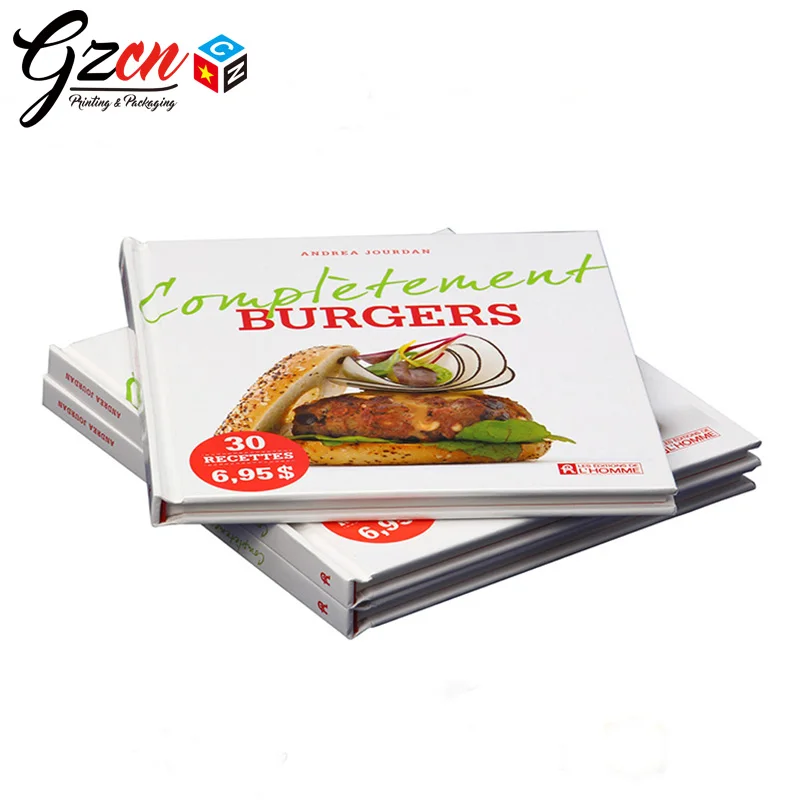 
Customized cheap nice quality photos printing food hardcover cooking book 