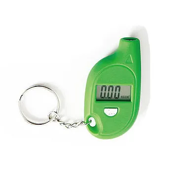 
Mini digital tire pressure gauge plastic car air tire gauge with keychain for promotion 