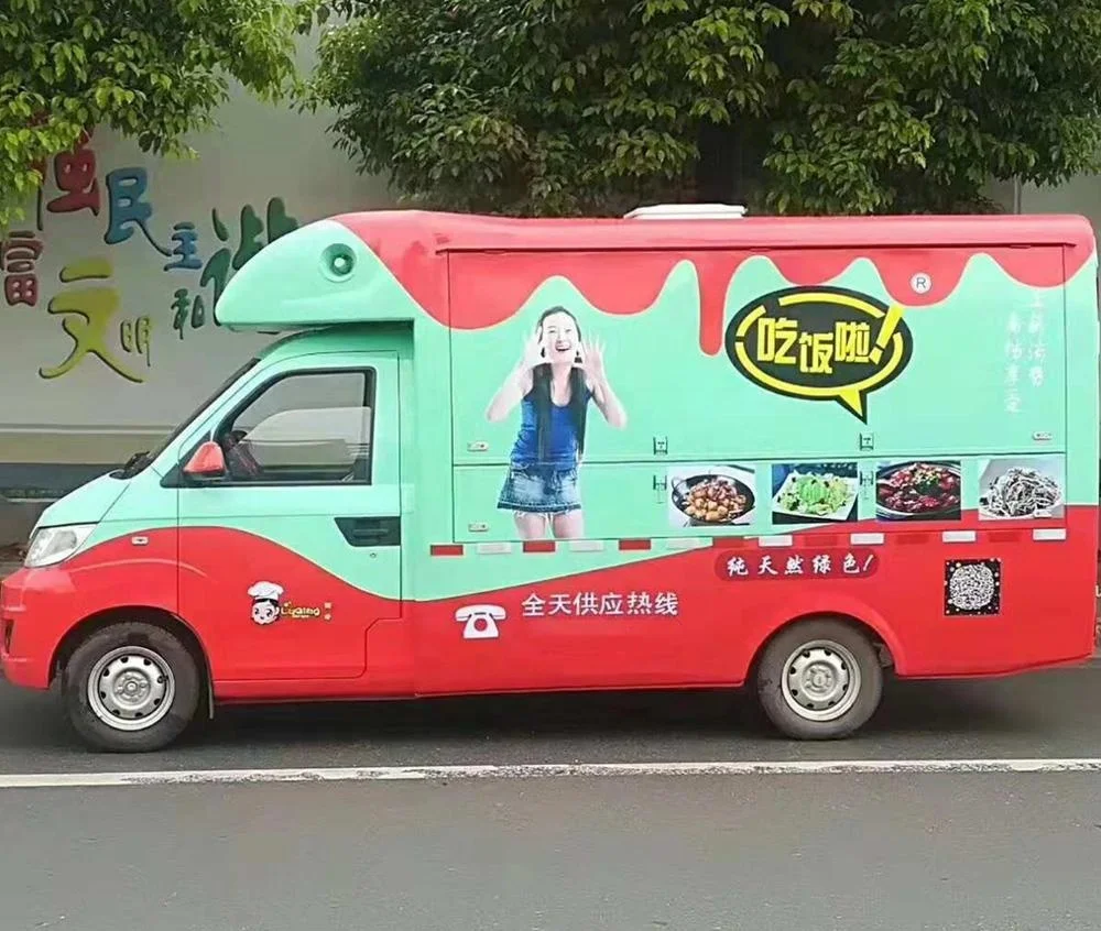 New arrival mobile gasoline food truck