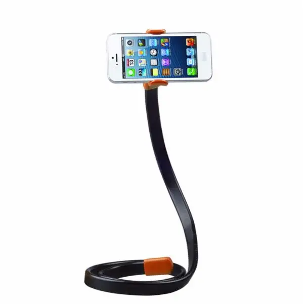 
Universal 360 Rotating Snake Shaped Flexible Phone Arm Lazy Mobile Phone Clip Holder Stand 