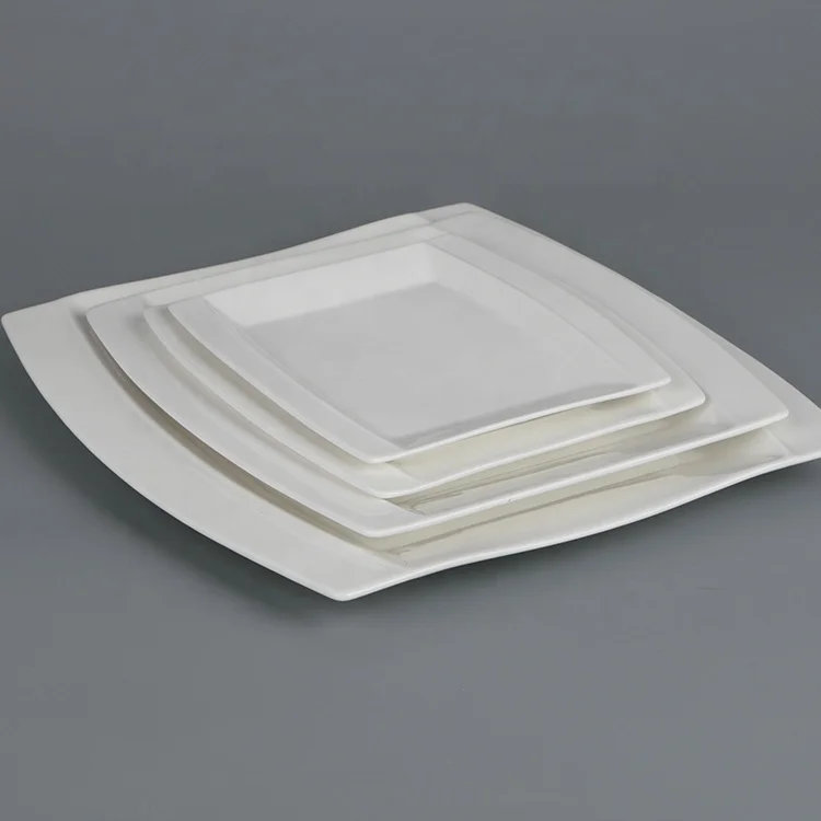 Wholesale rectangular shaped barbecue all sizes airline shape fine porcelain 