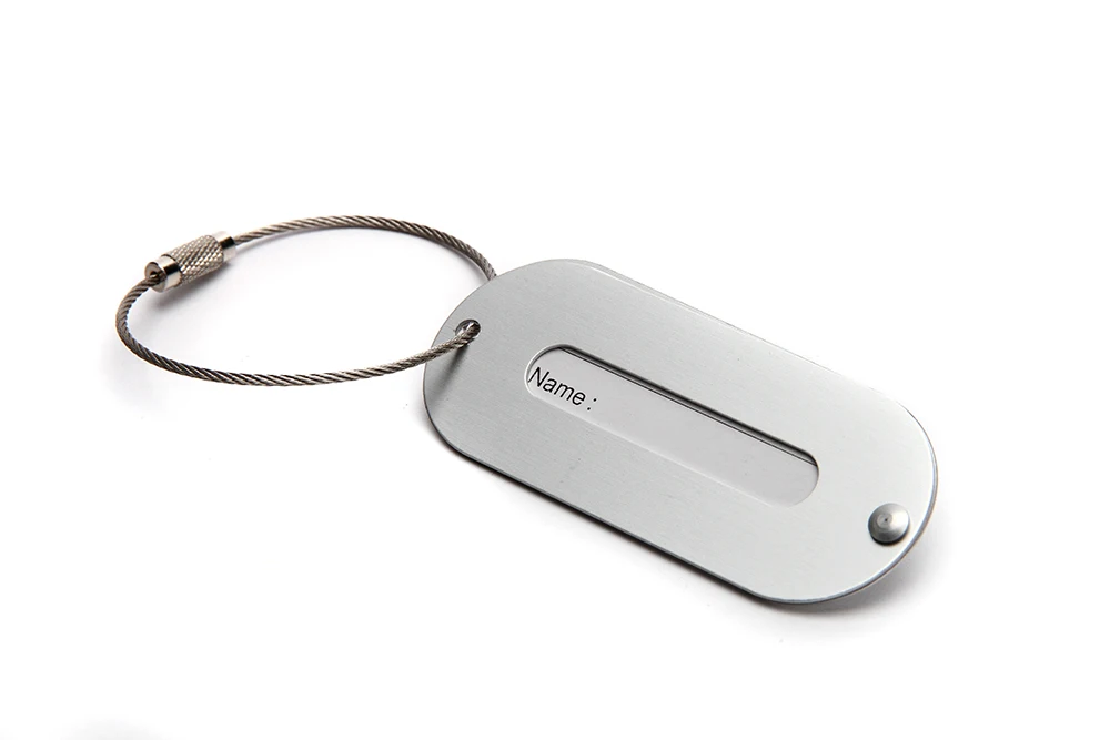 Promotional Baggage Tags Custom Logo Metal Luggage Tag