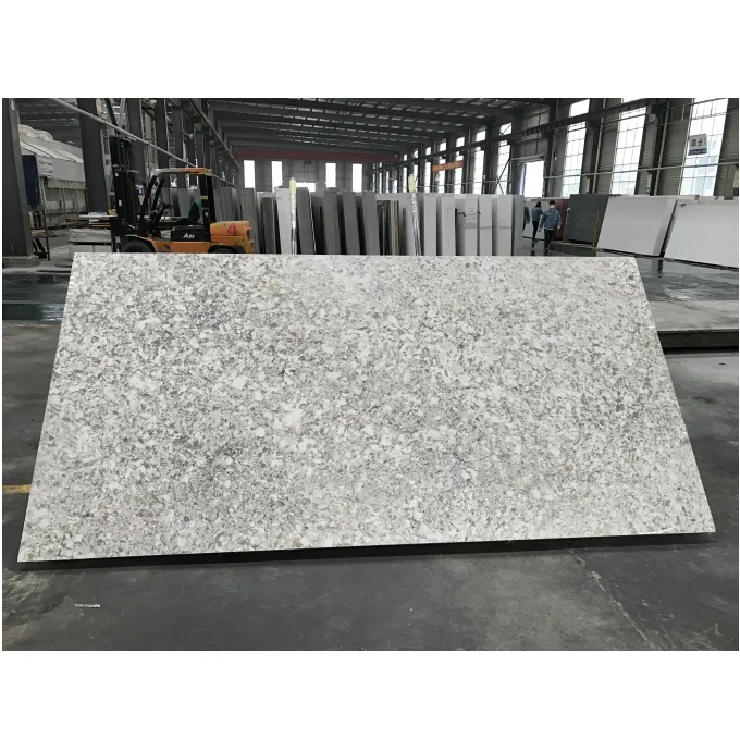 
CE Approved Artificial Stellar White Quartz Stone Slab 