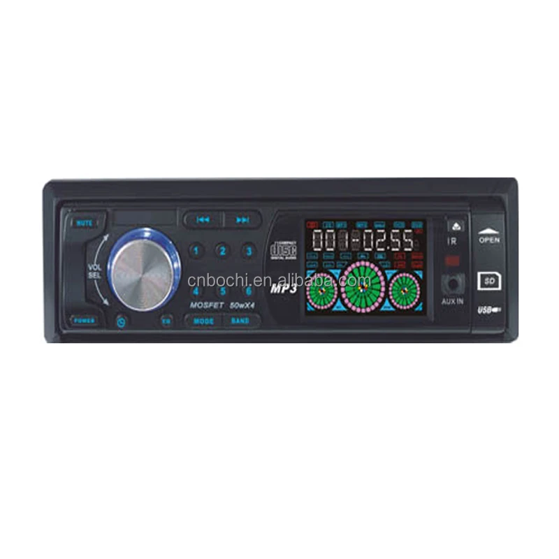 
Hot-Selling Single DIN with Fold Down Anti-sheft Panel CD Player for All Cars 