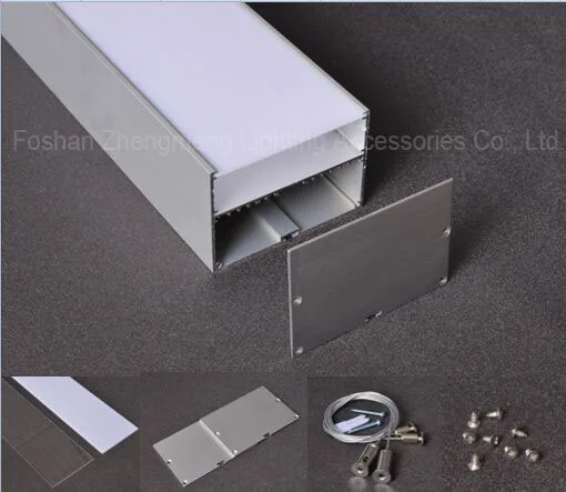 Светодиодная гибкая полоса/светодиодный жесткий профиль 100 мм светодиодный квадратный алюминиевый с акрилом PMMA