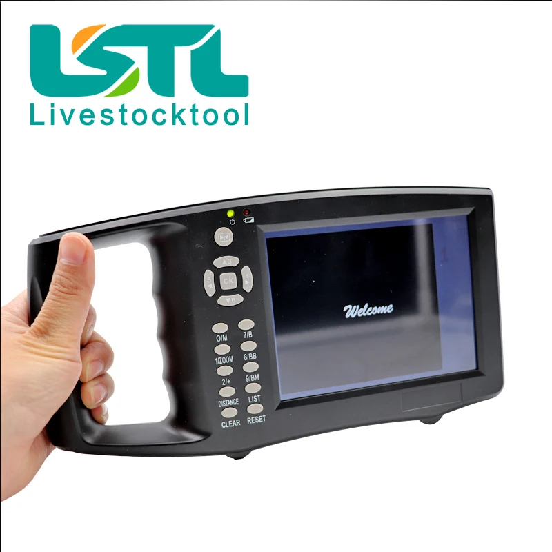 Farm Use Handheld Veterinary Pregnancy Test Scanner Portable Pig Ultrasonic Machine Color Doppler Animal Sow B Ultrasound Tester