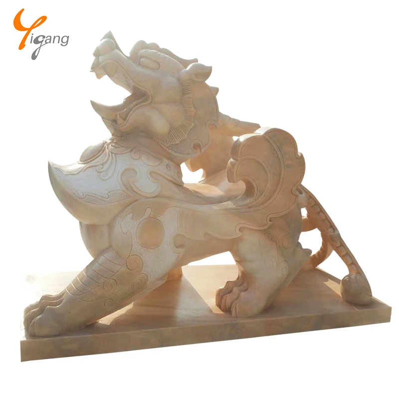 Мраморные скульптуры китайские Каменные Львы натуральную статуя льва