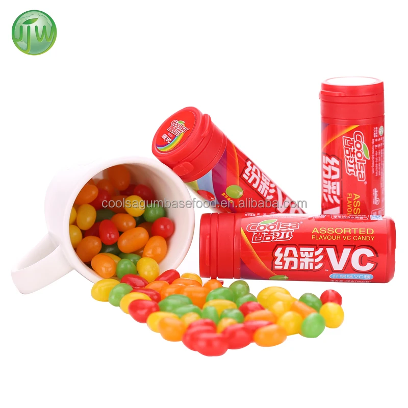 factory direct Rainbow mix fruits flavors Vitamin C soft gummy candy