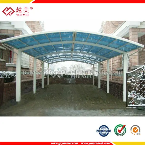 Guangzhou Polycarbonate swimming pool cover polycarbonate sheet prices used awning for sale