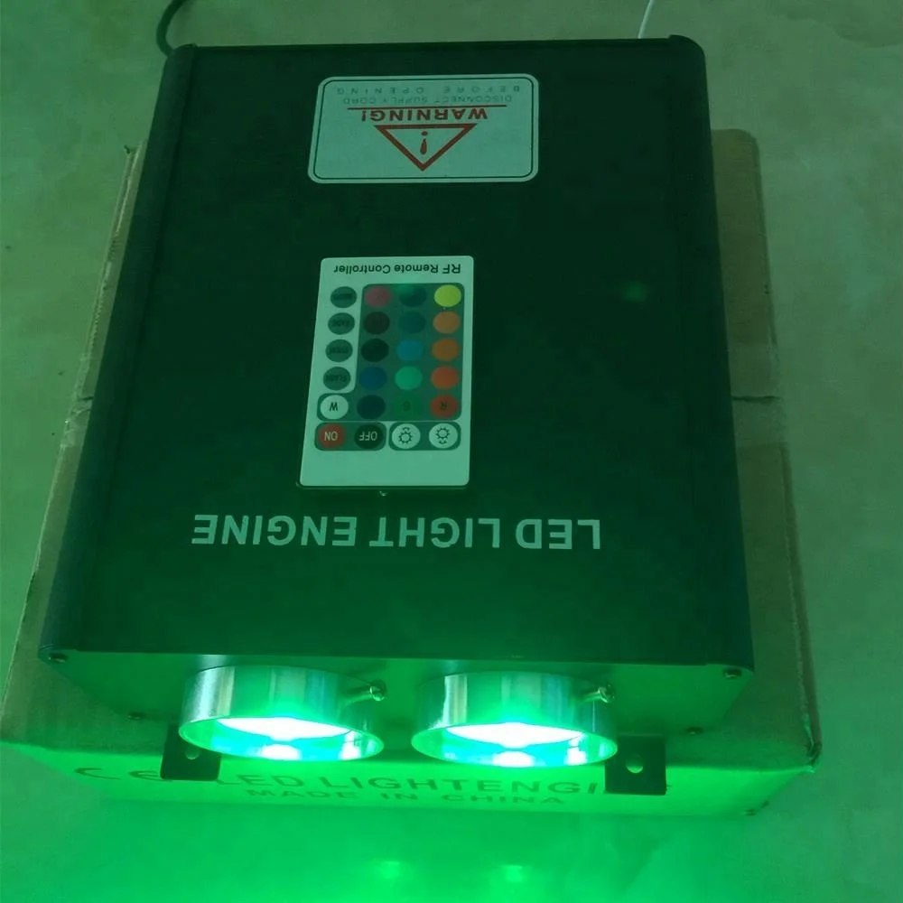 45w double head optical fiber light source,110V/220v input;with remote controller