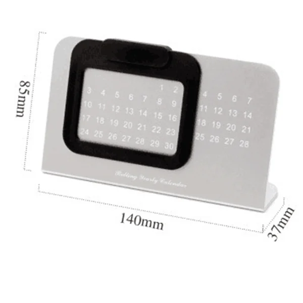 
new products on china market rectangle paper-extracting rolling yearly cardboard calendar stand/classic desktop calendar stand 