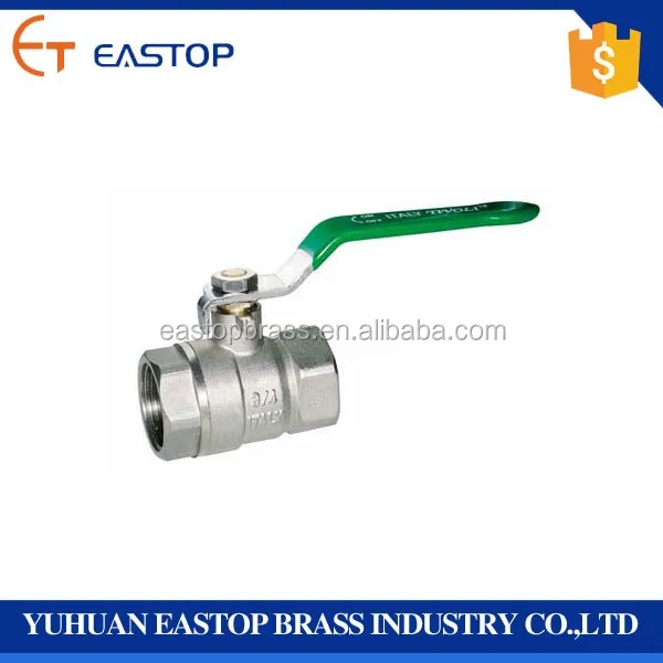 Китай Поставщика Латунь Ms58 Стали Ручки 2 шт. Шаровой Клапан