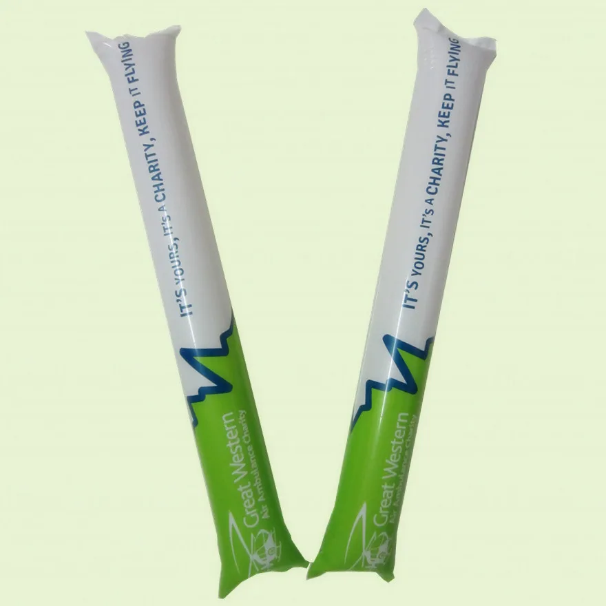 
Inflatable stick for sports 