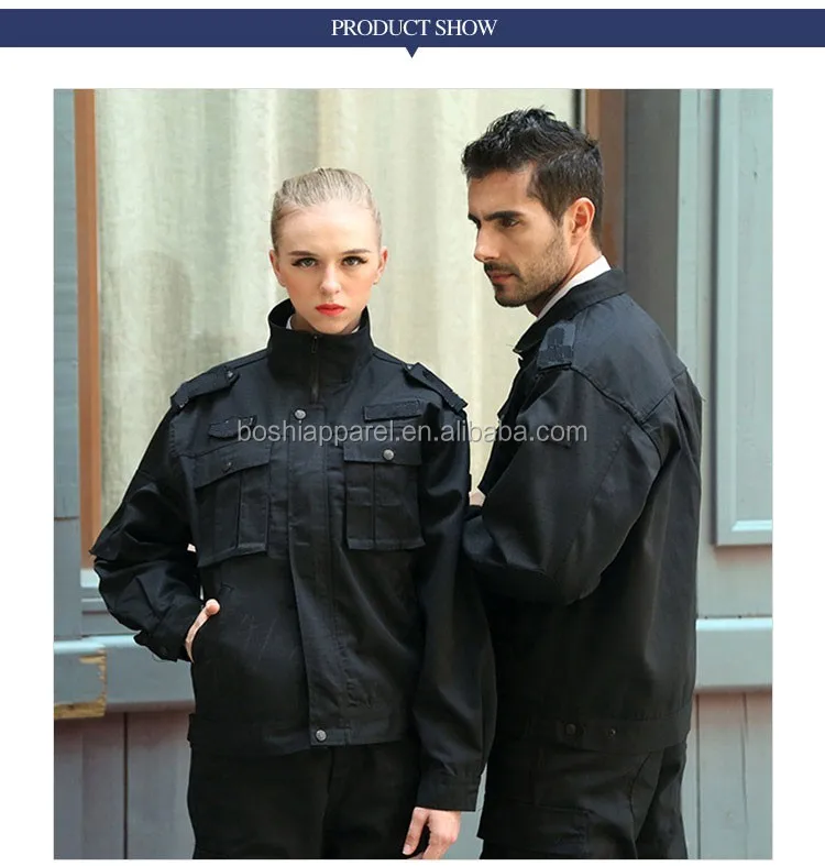 Новый дизайн, униформа безопасности для мужчин и женщин, униформа охранника