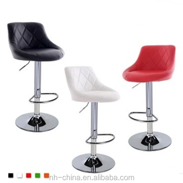 Modern Swivel height adjustable faux leather Bar Stool