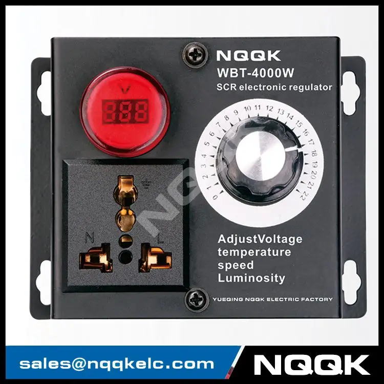4000W SCR Voltage Electronic Regulator for Dimming Thermostat DC Motor Speed Controller Adjustment