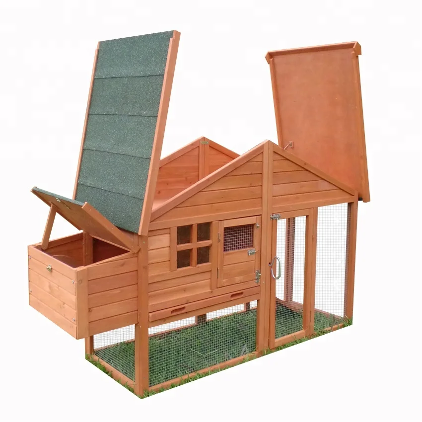 custom cheap great sale Garden outdoor Waterproof Wooden duck Cheap Chicken Coop egg laying with nest house
