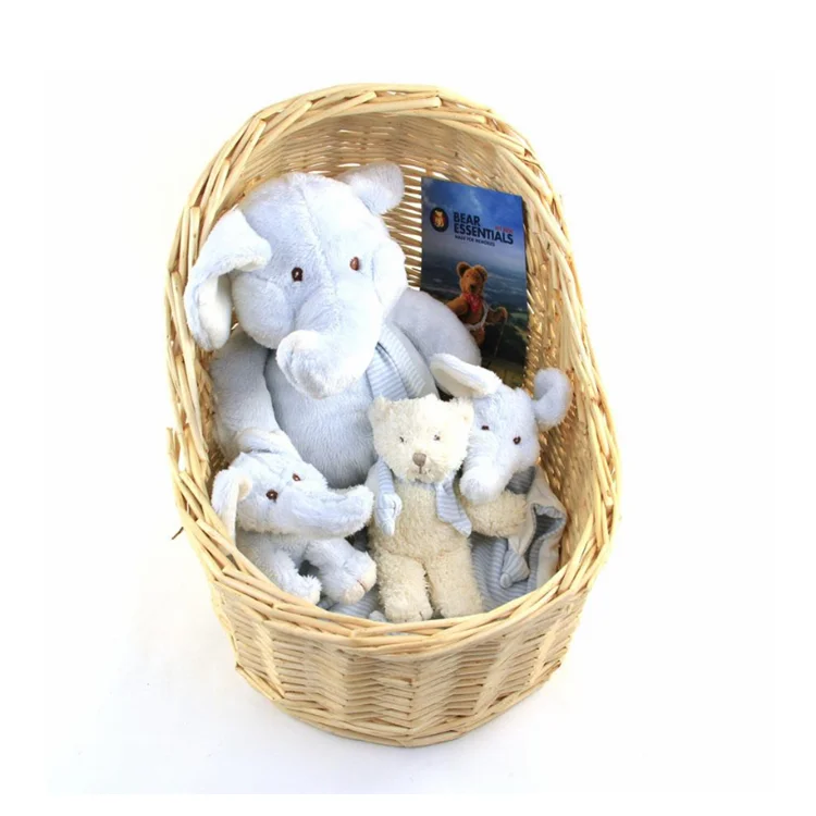 
cute natural wicker crib gift basket Baby Gift Wicker Hamper 