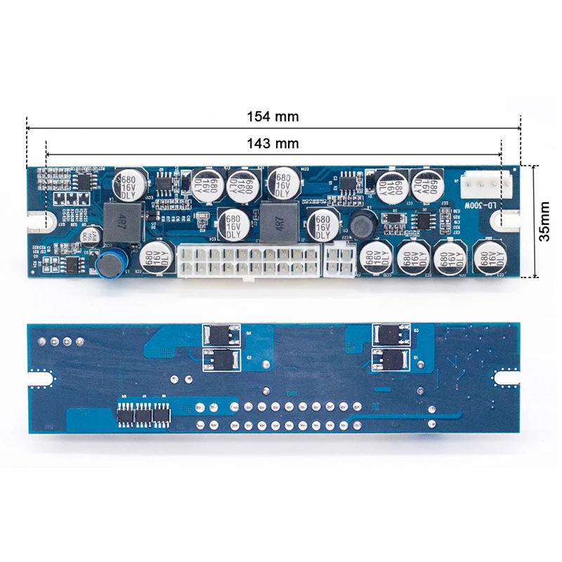 RGeek DC to DC 24pin 12V 300W Output Mini ITX ATX Pico PSU Switch Power Supply Unit