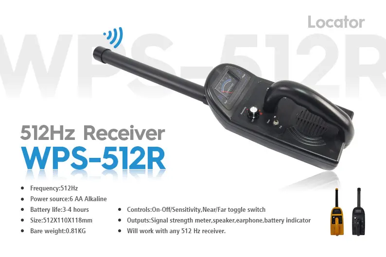 Locator 512Hz Transmitter and Receiver  WPS-512R