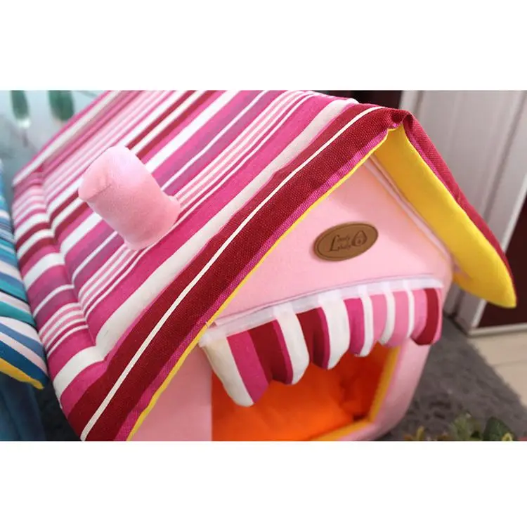 Dog Houses For Dogs Soft Bed Portable Indoor Stuffed Animal Pet House