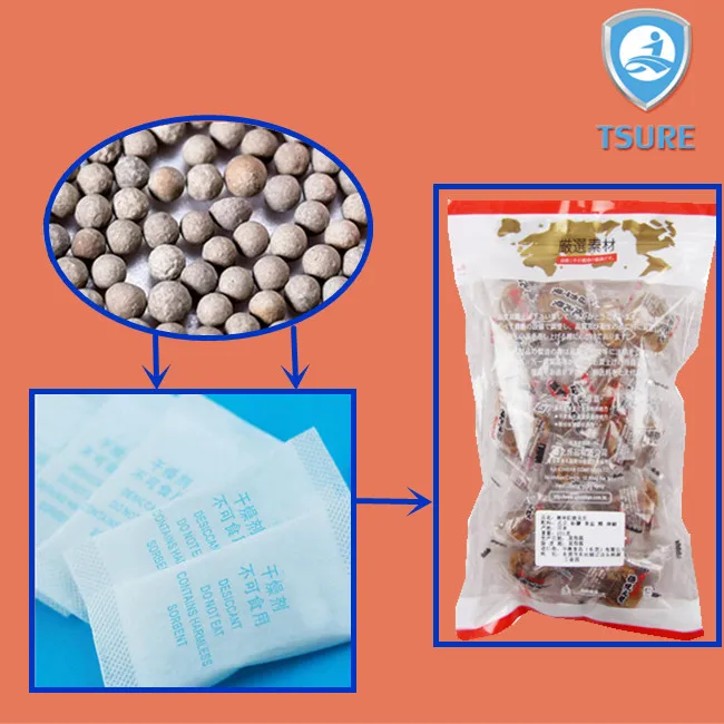 5 г dmf бесплатно природной глины осушителя для производства продуктов питания