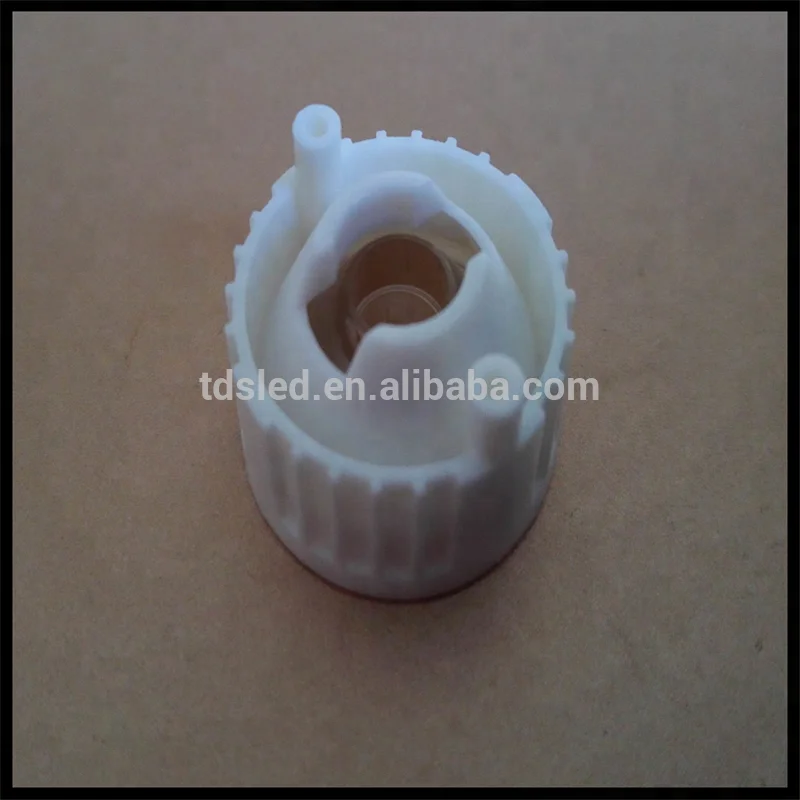 transparent 90 / 120 degree 20mm cob led dome lens with screw holder