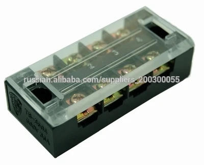 ТБ-3504 600В 35A 4 полюс Винт Исправлена колодка клеммная