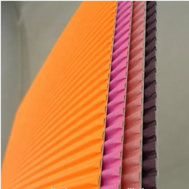 wholesale two layers f flute corrugated paper sheet