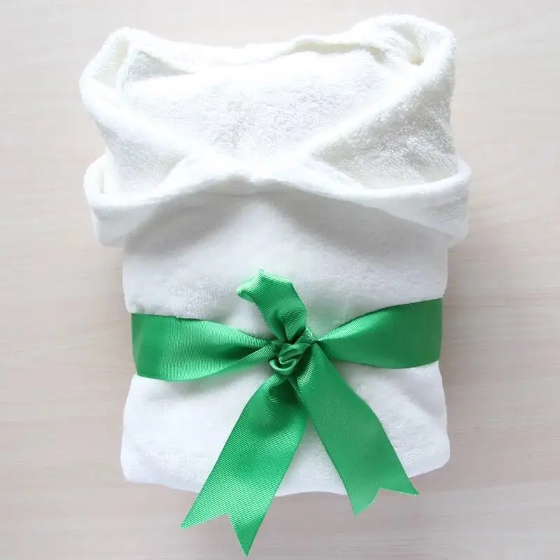 
Hotel Products unisex long bathrobe white Cotton Terry bath towel 