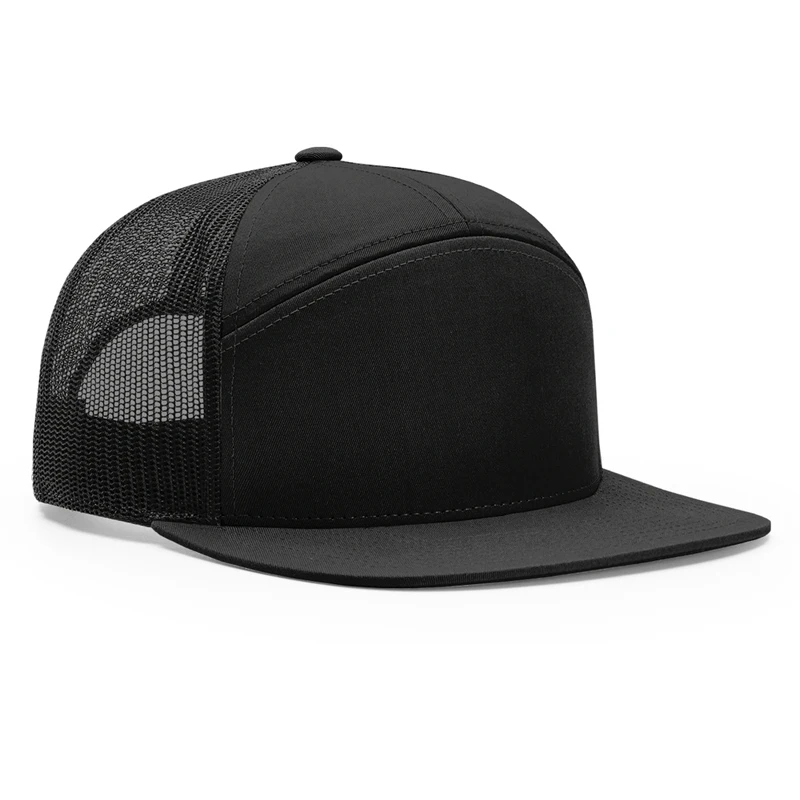 7 Panel Snapback Trucker Cap