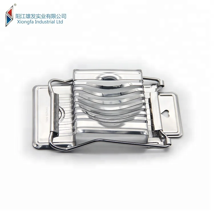 Customizable 145*85*20mm Restaurants Egg Slicer / Cutter Tool for Kitchen Stainless Steel Egg Slicer