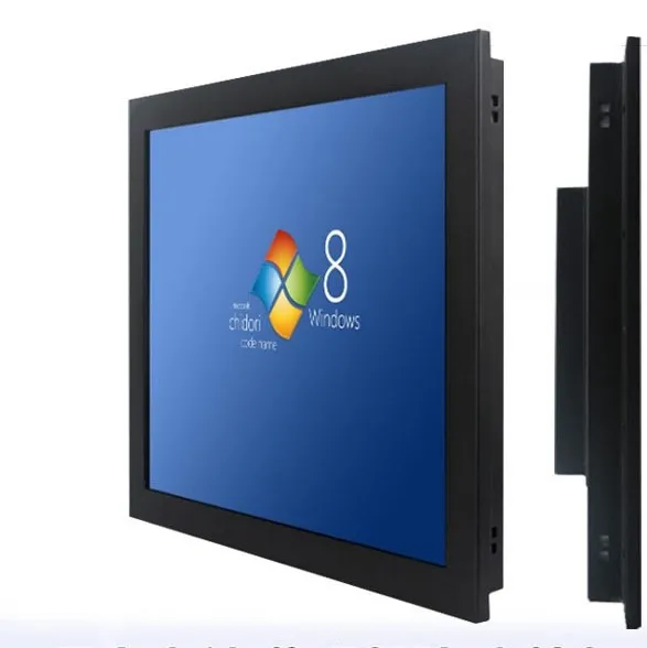 Square 4:3 10.4 12.1 15 Inch Open Frame 5 Wire Resistive or capacitivie  Touch Screen LCD LED Monitor for Industrial
