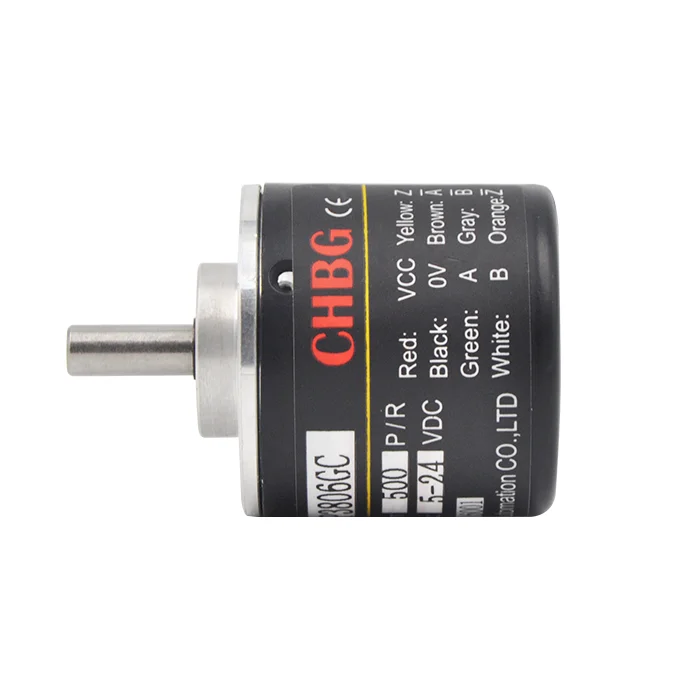 CHBG 38mm Optical Incremental Shaft Rotary Encoder for 24V Servo Motor