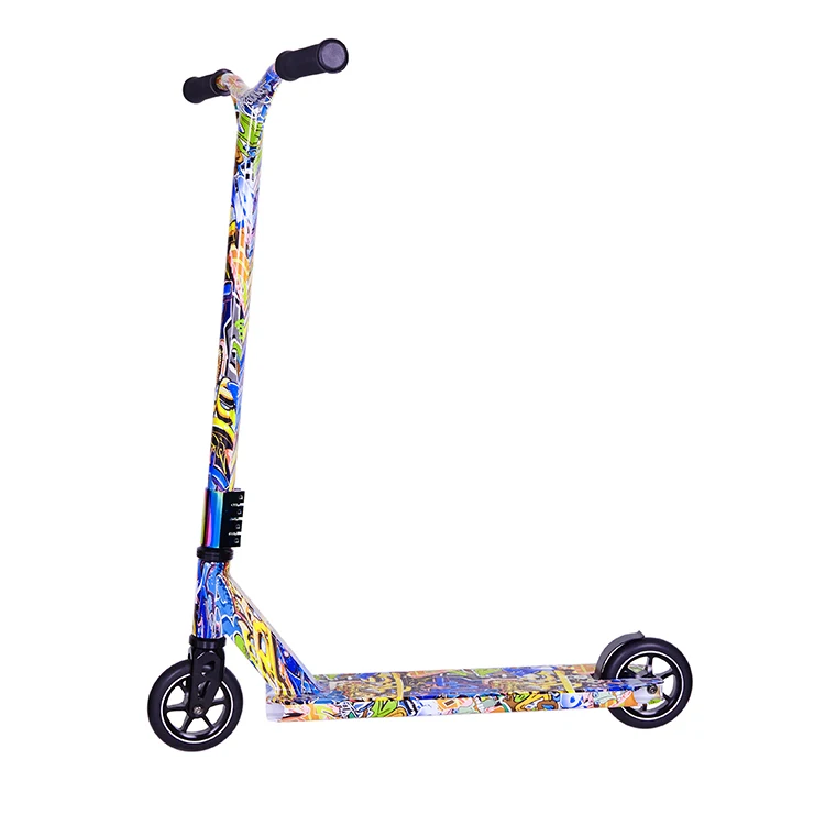 
Pro Two Wheels Water Decal Design Stunt Scooter With Aluminium Frame 