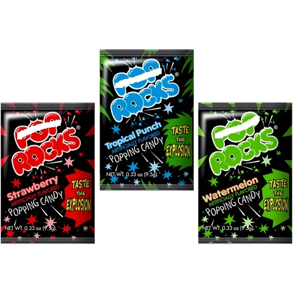 9.5g popping candy pop rock OEM available sour fruit flavour 9.5g/bag*40bag*12box/ctn popping candy manufacturer